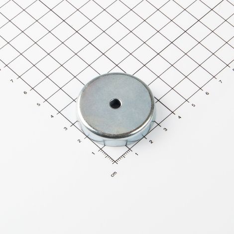 Magna-C Ferrit Flachgreifer Ø40x8mm mit konischer Senkung (1/3)