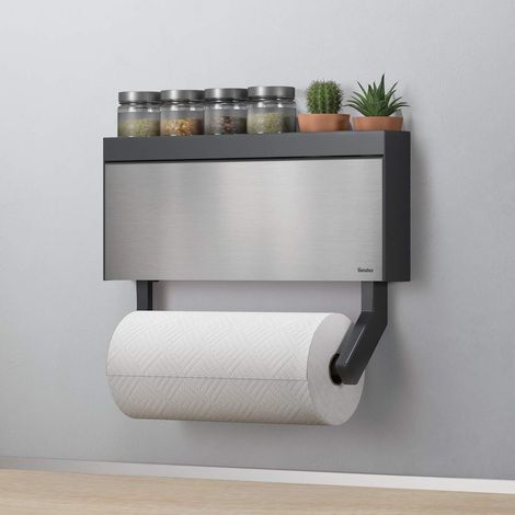 Metaltex Tango Inox Dispenser porta rotoli 3 in 1 (1/5)