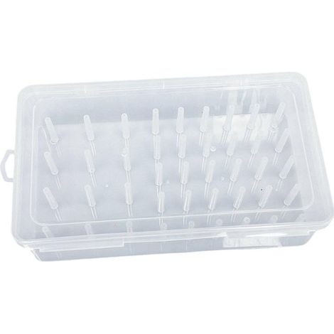 Caja para guardar hilo de coser - Caja doble para hilo de máquina de coser y accesorios de costura - Bolsa para herramientas de costura y cesta de costura DIY (1/5)