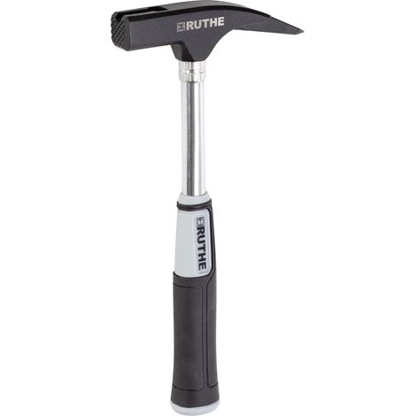 RUTHE Profi Latthammer Stahlrohr mit Magnet schwarz (1/5)