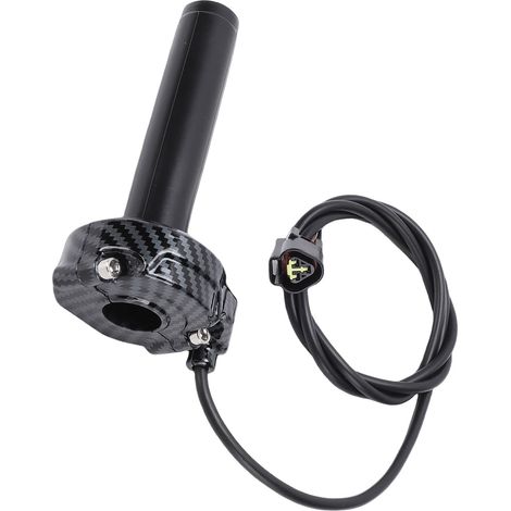 Manopola dell'acceleratore in ABS ad alta resistenza con cuscinetti a rulli, ricambio per Surron Light Bee XS X160 X260, stile fibra di carbonio. (1/5)