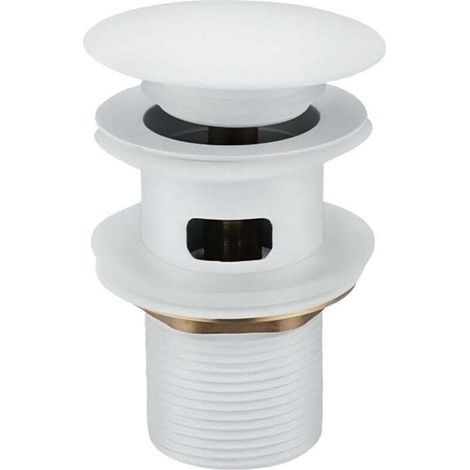 Garniture de vidage pour lavabo avec trop-plein, bonde de vidage, Pop Up Valve,Garniture de vidage universelle pour lavabo et plan de toilette (1/4)