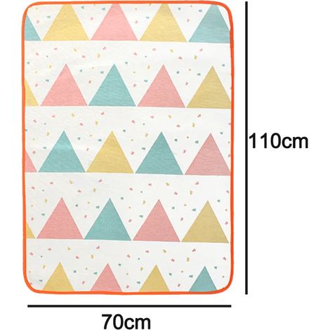Almohadillas de entrenamiento para perros lavables, súper absorbentes, base antideslizante, adecuadas para cachorros, tamaño L: 110  70 cm (1/5)