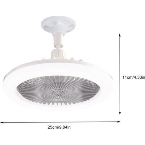 Deckenventilator, 3200K-6500K, E27, Smart-Fernbedienung, Aromatherapie, Wohn-/Schlafzimmer (1/5)