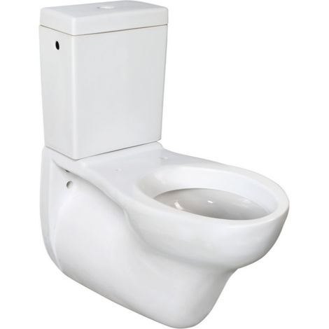 Vaso monoblocco sospeso in ceramica bianca - Idral Easy 10286 (1/4)