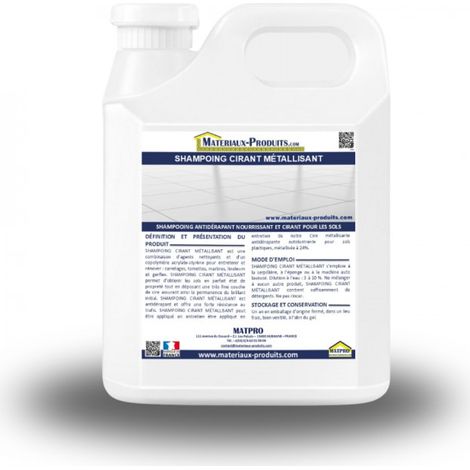 Shampoing cirant métallisant - 1 L Blanc - MATPRO