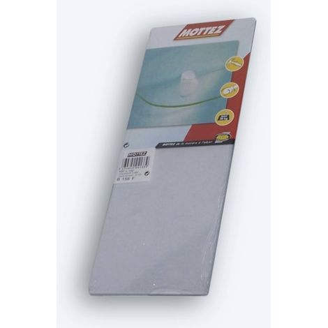 Tablettes verre transparente 2 coins carrés 40 x 15 cm - MOTTEZ - B156F