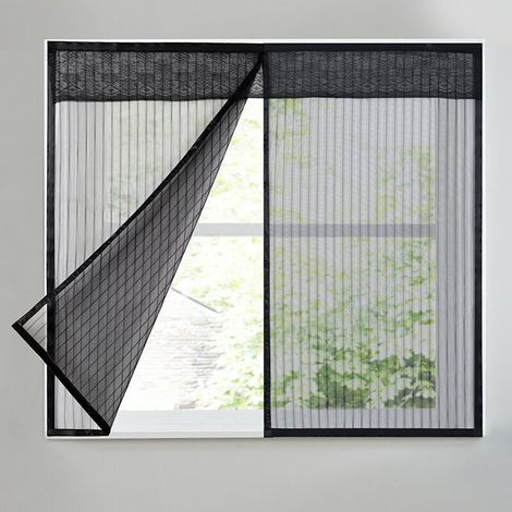 Moustiquaire magnétique Crezuo, 100 x 150 cm, avec fermeture Velcro - Crezuo (1/4)