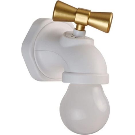 Kreativer Mini-Nachttischhahn, LED-Wandleuchte mit Nachteffekt, Innenbeleuchtung, Wandleuchte mit USB-Ladefunktion, Wandleuchte mit Geräuschsteuerung (1/5)