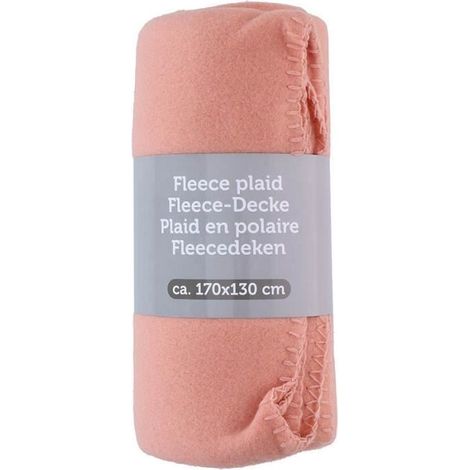 Couverture polaire 170x130 cm (corail) (1/4)