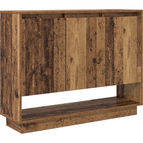 Buffet Meuble de rangement Bois ancien 97 x 29 x 75 cm Bois d'ingénierie (1/5)