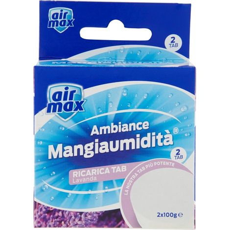 RICARICA MANGIAUMIDITA' MINI TABS 100G X2 LAVANDA AIR MAX (1/4)