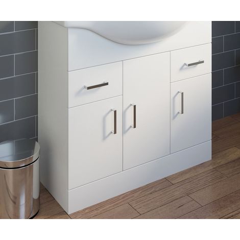 850mm Floorstanding Bathroom Vanity Unit ONLY - BASIN & TAP NOT INCLUDED
