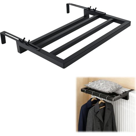 towel rack for radiator hanging, balcony clothes rack with adjustable length, carbon steel radiator dryer, space saving radiator wall mounted dryer (1/5)