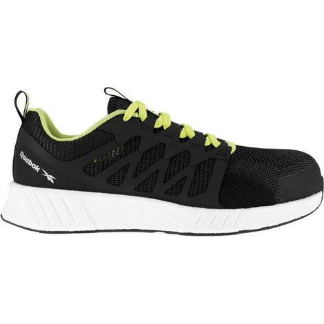 Zapato de seguridad Fusion Flexweave Work S1 P37 negro/verde/blanco REEBOK