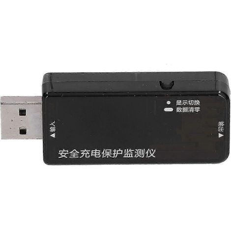 Testeur USB Écran Basse Consommation Prise Bidirectionnelle Voltmètre Ampèremètre pour Mesure Temps Données (1/4)
