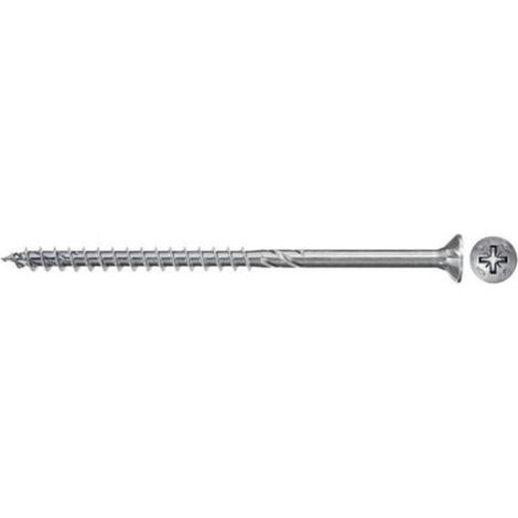 200 Vis VBA tête fraisée Power-Fast PZ2 Ø4,5 x 60 mm filetage partiel - Fischer