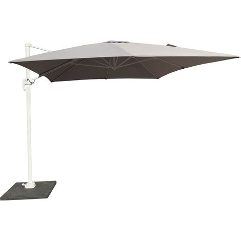 OMBRELLONE A BRACCIO 3X4 BIANCO/GRIGIO CHIARO (1/2)