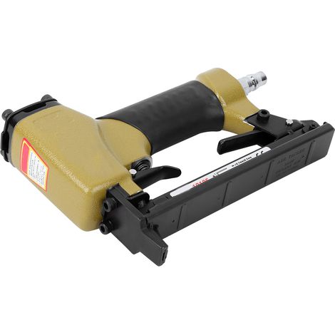 Pistolet pneumatique agrafeuse cloueuse compacte 1010F, pression 4-7 kgf/m², pour menuiserie et finitions intérieures (1/5)