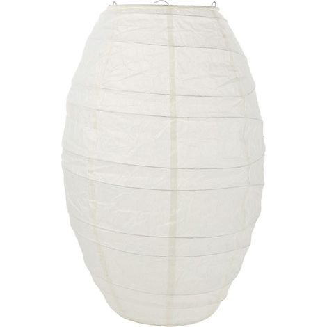 Abat-jour ovale en papier fait main, abat-jour pliable pour suspension, plafonnier, idéal pour les fêtes, festivals et autres occasions. (1/5)