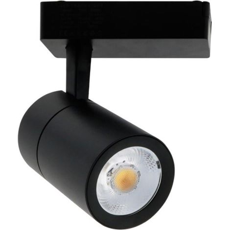 Spot LED sur Rail Clean Noir 30W Monophasé CCT CCT - Ledme - LM3164 (1/4)