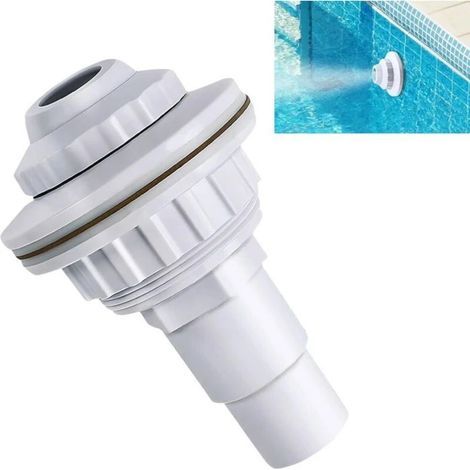 Raccord d'entrée d'eau à angle réglable (32 et 38 mm), accessoire de raccordement de tuyau pour piscines hors sol (1/5)