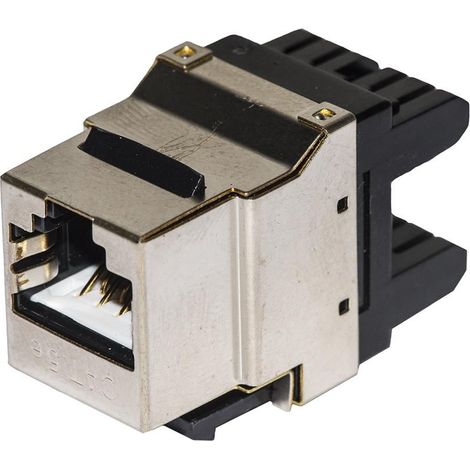 Connettore keystone Link rj45 8 poli cat 5e schermato 100 MHz