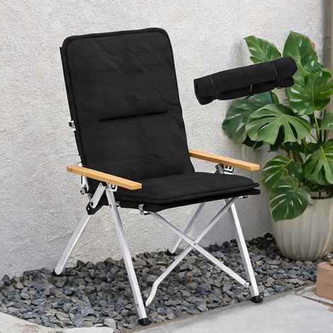 Chaise de camping pliable en polyester 59 x 67 x 96 cm (1/5)