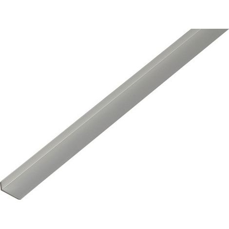 alfer Kantenschutzprofil 8 x 19 x 2000 mm silber Aluminium Profil Kantenschutz (1/2)