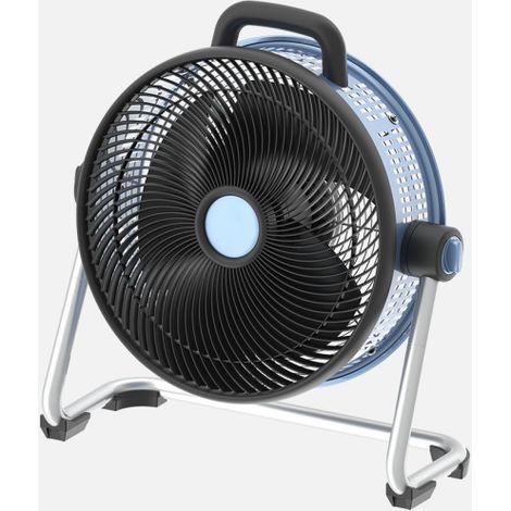Ventilador Industrial Corintio 100w Azul/negro 50,5d 3aspas 3vel Orientable 62x63x25cm (1/4)