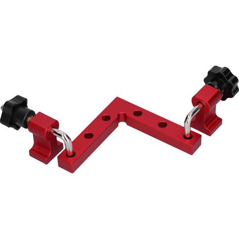 Pince de serrage à angle droit pour menuisier, pince en L à 90°, dispositif auxiliaire de positionnement de panneau, clip de 110 mm (1/5)