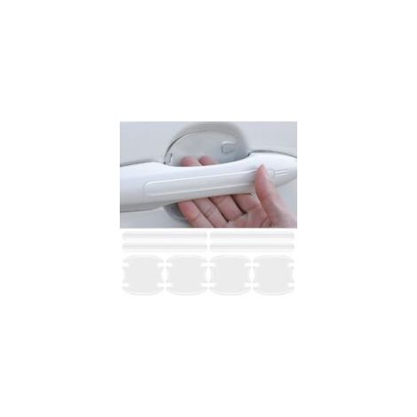 Película protectora para manijas de puertas de coche, 8 pegatinas transparentes autoadhesivas universales para manijas de puertas, antiarañazos, para la mayoría de manijas de puertas - Crezuo