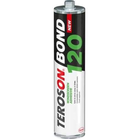 Teroson Bond 120 (anteriormente 8596) 310 ml Adhesivo de poliuretano monocomponente para ventanas de automóviles, seguro y confiable, apto para conducir después de 6 horas.