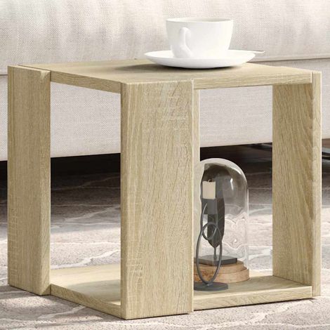 Couchtisch Sonoma-Eiche 32x32x30 cm Holzwerkstoff (1/5)