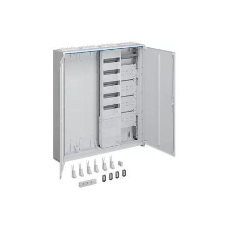 hager Systemschrank, Multim., univ.Z, 1100x1050x205 mm, SKII, IP44, VF-5rh/APZ, 4 feld (1/2)
