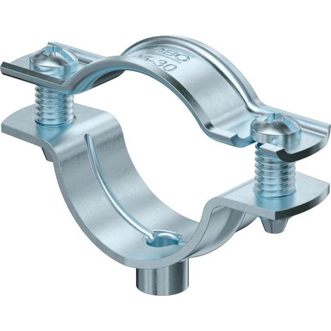 OBO Bettermann Abrazadera distanciadora con conexión roscada M6 25-30mm Acero galvanizado, 1362428