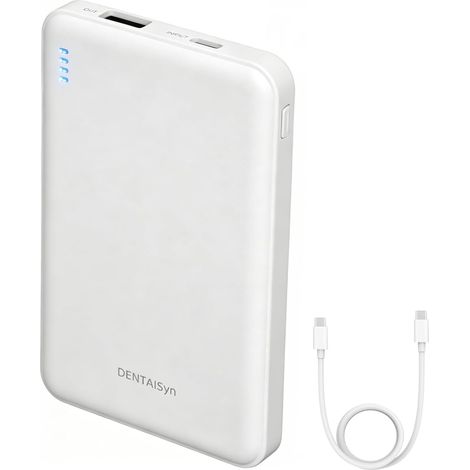 Batterie Externe - Charge Rapide de 20W10000 mAh - Petite Fonction de Charge Rapide - 1 USB-C - 1 Mini Batterie Externe Portable USB A (1/5)