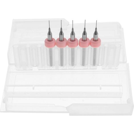 Outil de perçage CNC, lot de 5 forets de 0,4 mm, idéal pour le nettoyage des buses d'extrusion d'imprimantes 3D et parfait pour le travail des métaux. (1/5)