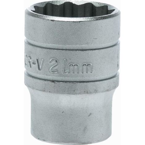 Vaso, 1/2, bihex, 21mm  TENGTOOLS M120521-C (1/2)