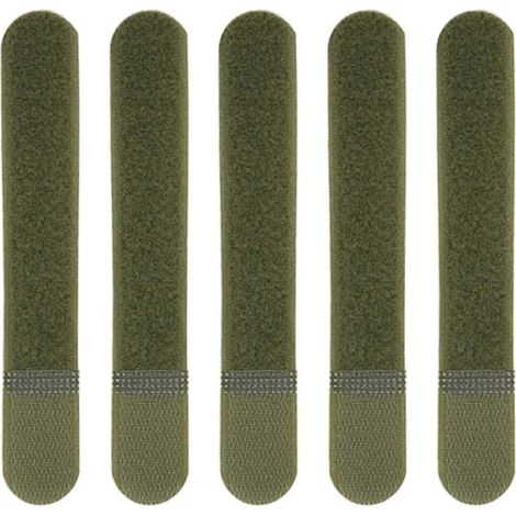 Lot de 5 attaches de câble réglables pour gilet d'extérieur, sangles de gestion de câbles auto-adhésives, boucles de rangement pour câbles (1/5)