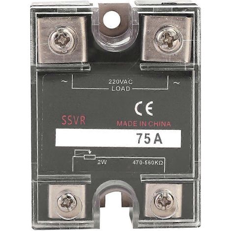 Compatible avec un régulateur de tension à semi-conducteurs monophasé SSVR 470-560K, alimentation 220 V CA (BERM-R 75A) (1/5)