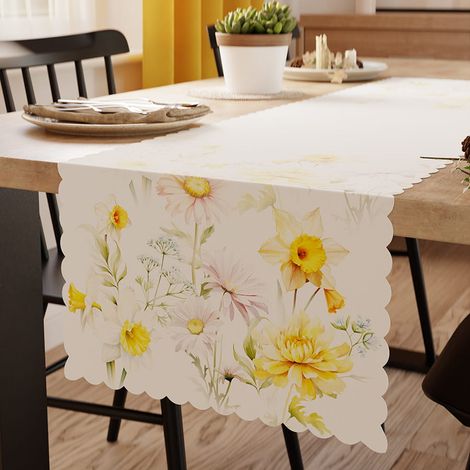 Runner da tavola natalizio 38x140 Spring Glade impermeabile (1/4)