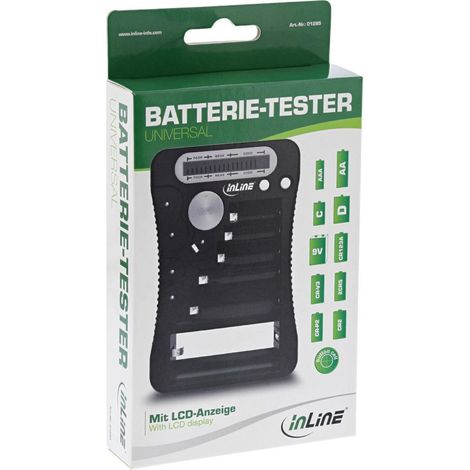 Probador de batería inline 01285 pantalla LCD indicador carga (1/2)