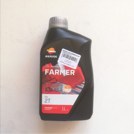 Repsol farmer 2t 1lt olio miscela minerale per motori 2 tempi (1/2)