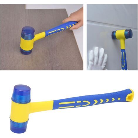 Marteau en Caoutchouc 9.7 Oz Mini Marteau Détachable Maillets Porte Fenêtre Maillets de Travail du Bois pour les Maillets D'installation de Revêtement de Sol (1/5)