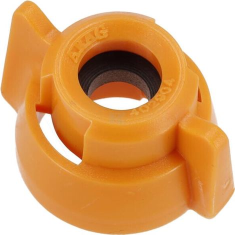 Tuerca de boquilla tipo bayoneta di谩metro12.6 color naranja con junta 25 uds. Arag ARAG 40290408P025 (1/2)