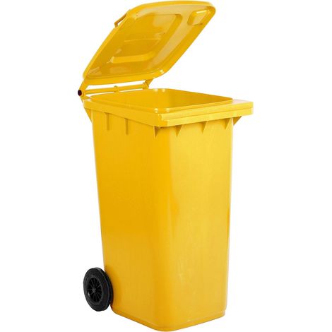 Bidone per la Raccolta Differenziata 240 l Colore Giallo (1/5)