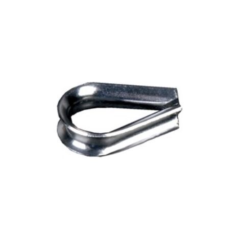 [QUALITE FRANCAISE] - Anneau pour câble Ø6mm - Largeur 17mm Longueur 40mm - Inox 316