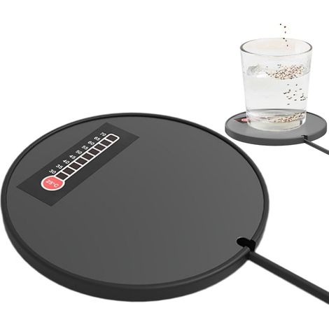 CCYKXA Tassenwärmer  USB-Untersetzer mit konstanter Temperatur: USB-Tassenwärmer für Kaffee, elektrischer Kaffeewärmer, Warmhalteplatte für Kaffeetassen und Getränke