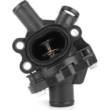 Thermostat manuel de liquide de refroidissement pour radiateurs avec tuyaux d'entrée et de sortie d'eau 31411151 31319606. Convient pour XC60, S40, S60, S80 et C30. (1/5)